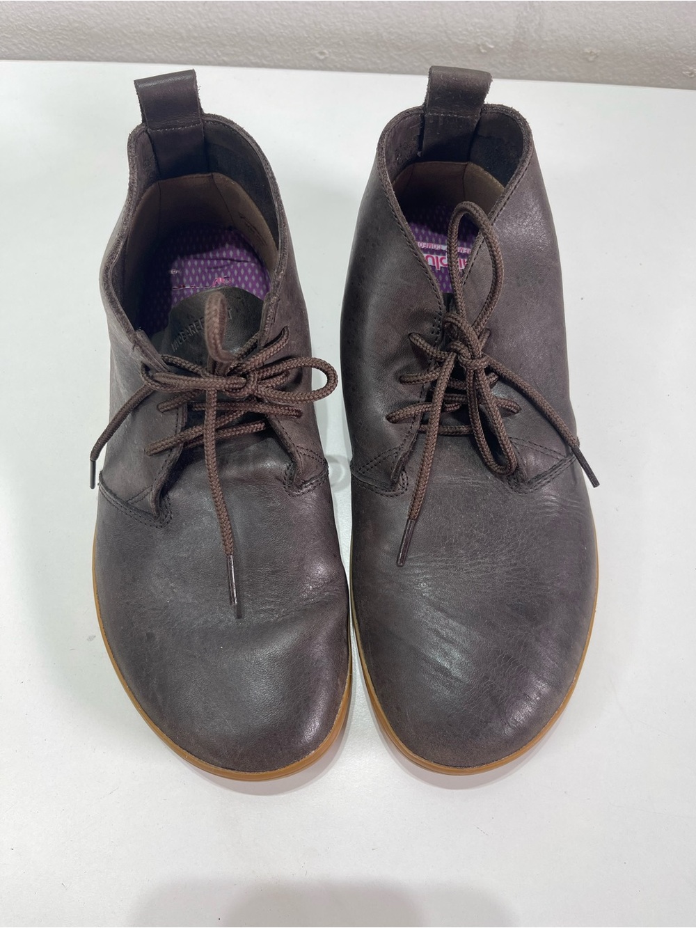 Vivobarefoot Gobi III  Brown Leather Chukka Boots Men’s 40L (7) Womens 9 Comfort - Picture 2 of 8